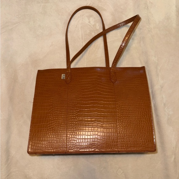 BEIS - WORK TOTE - Croc Vegan Leather - Picture 1 of 11
